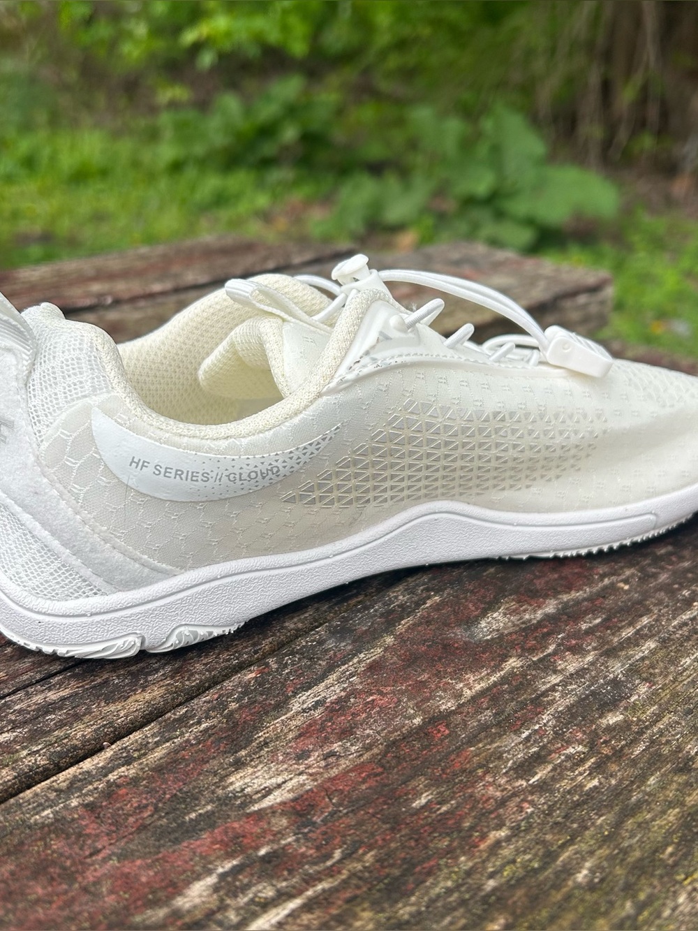 Hike Footwear HF Series Cloud Barefoot Sneaker White Grey EU 3 W 7 M 5 - Picture 5 of 6